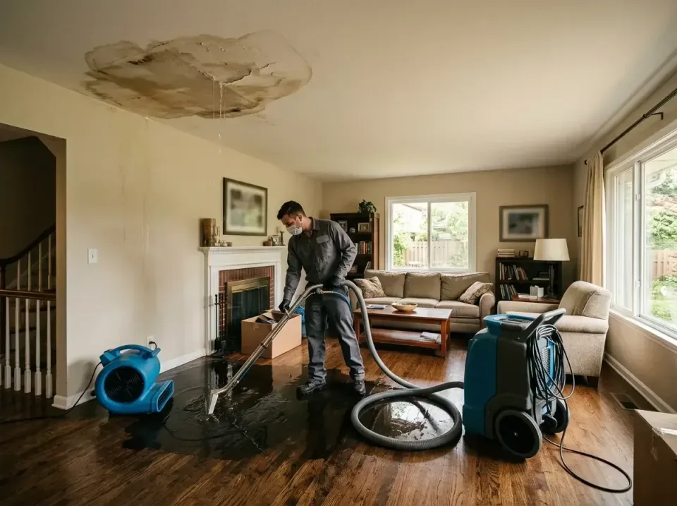 attic-pipe-burst-ceiling-drip-008 — frequently asked questions, Water Damage Restoration & Carpet Care in Shannondale, WV